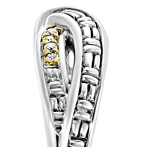 Philip Andre 18K Gold & Sterling Diamond Ring - Picture 2 of 7